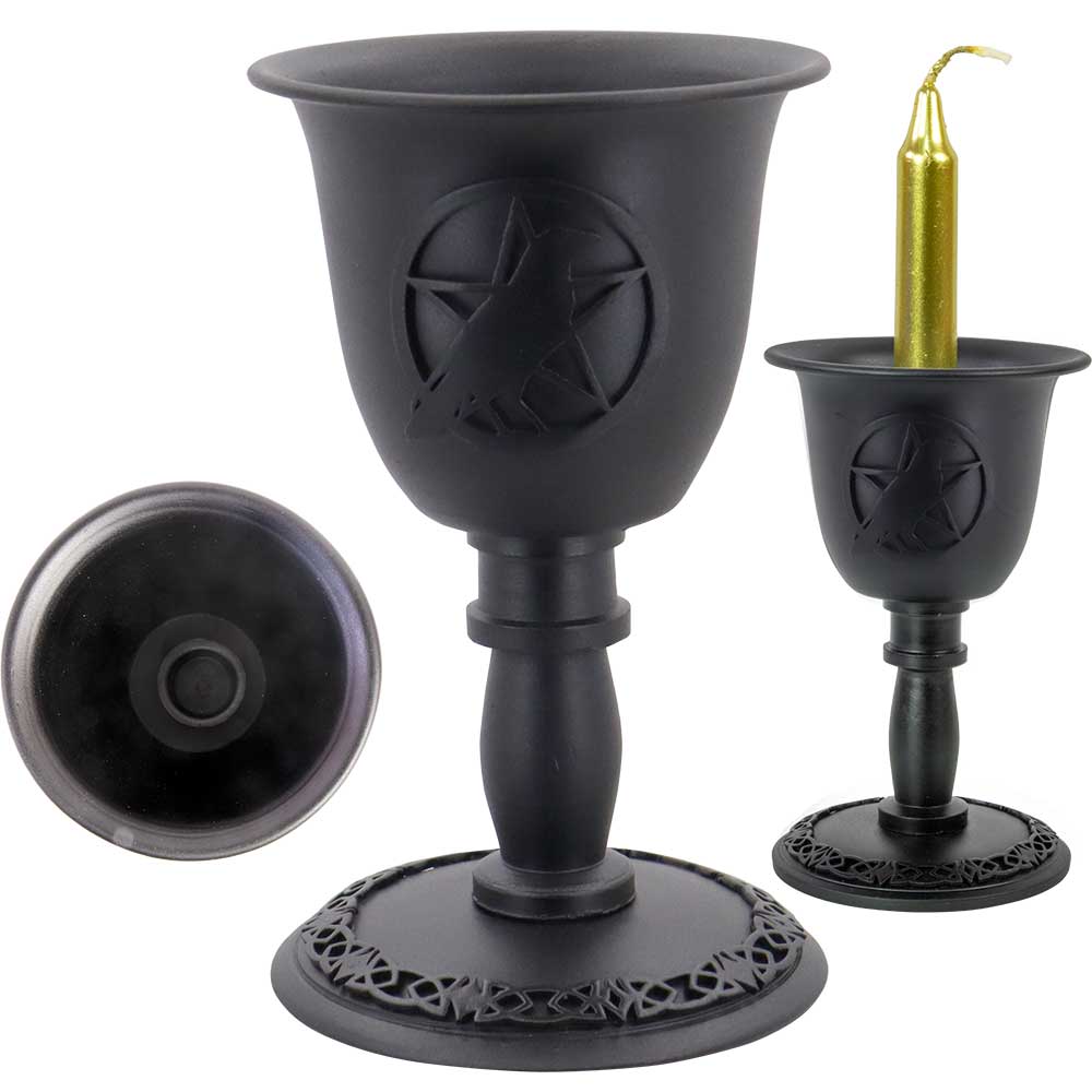 Cast-Iron Candleholders and Incense Burners