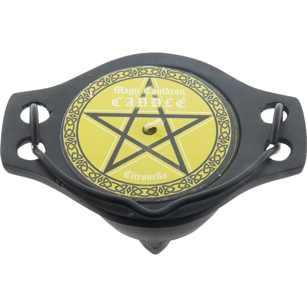 Cast-Iron Cauldron Candles