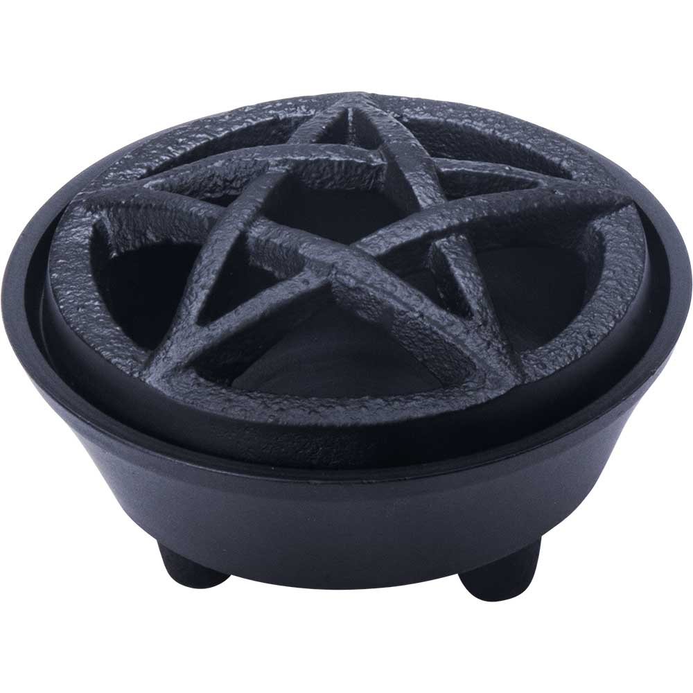 Cast-Iron Pentacle Burning Dish