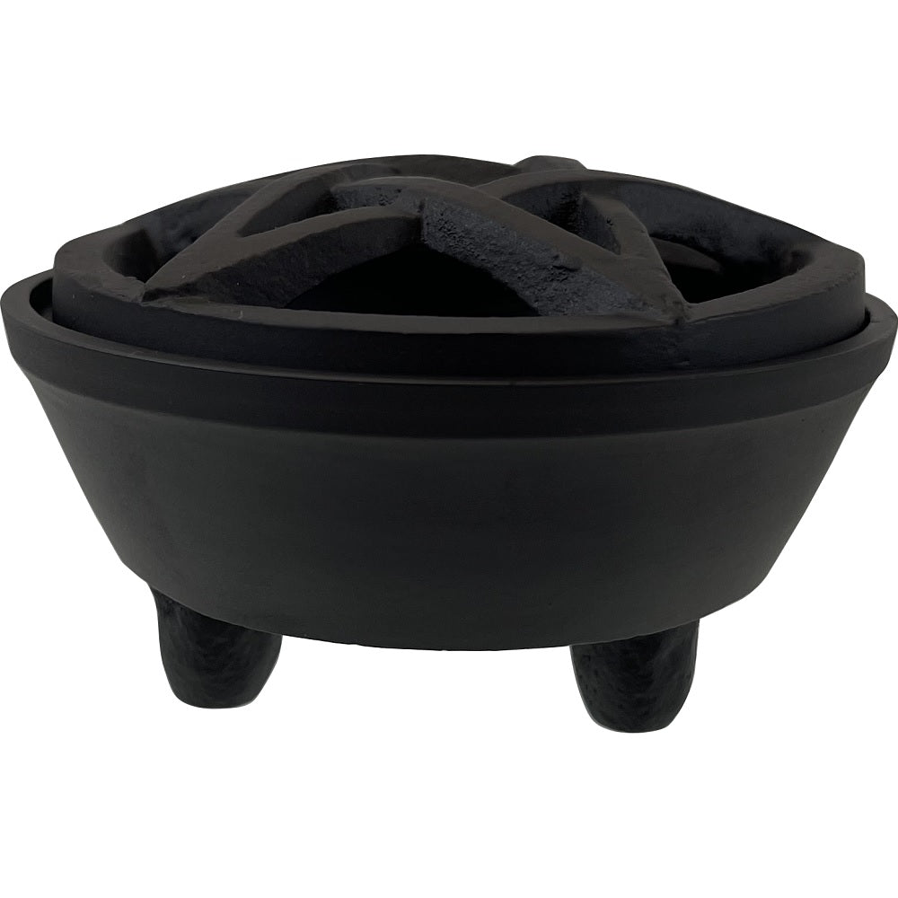Cast-Iron Pentacle Burning Dish