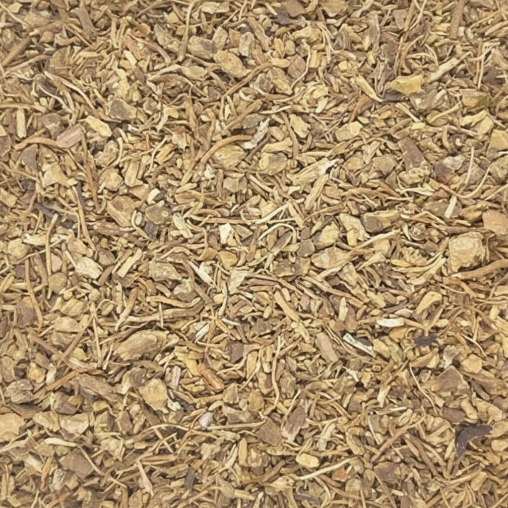 Dried mulched blue cohosh root