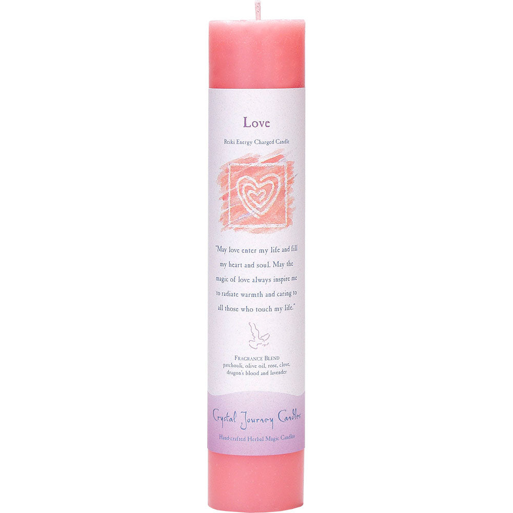 Reiki Charged Pillar Candles
