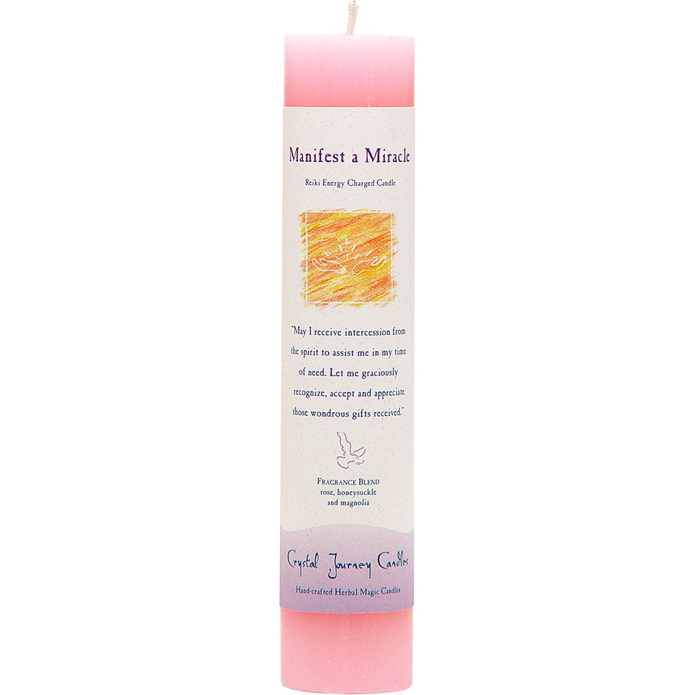 Reiki Charged Pillar Candles