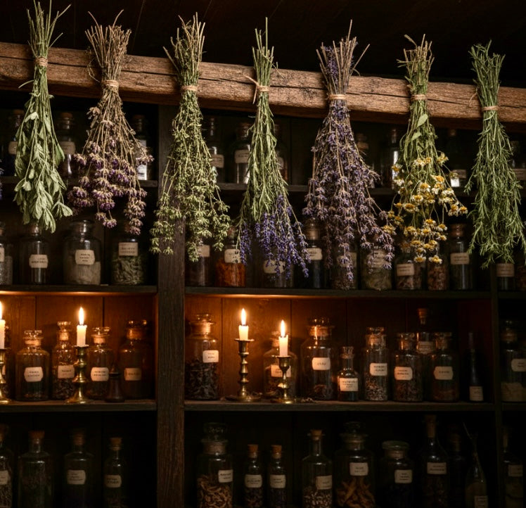 Herbs, Flowers, Roots, and Resins