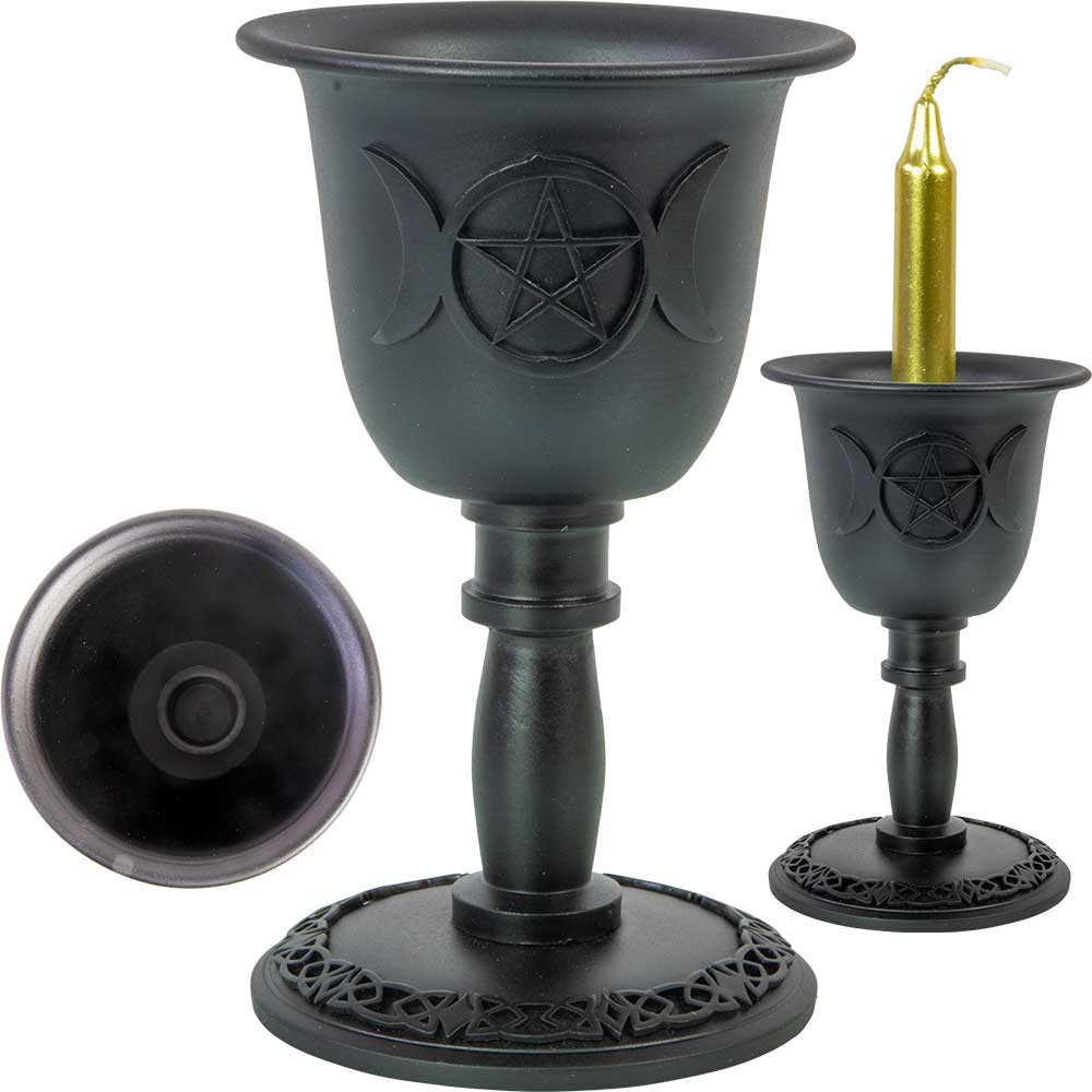 Cast-Iron Candleholders and Incense Burners
