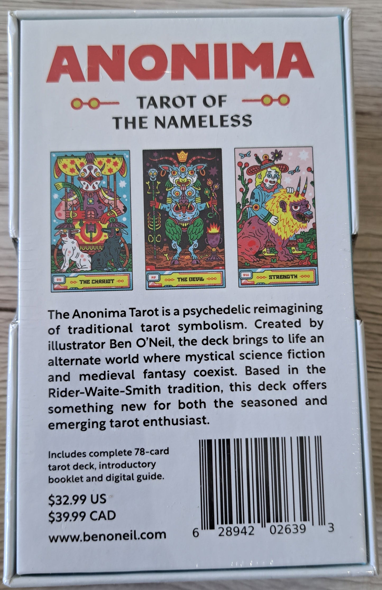 Anonima: Tarot of the Nameless (Ben O'Neil)