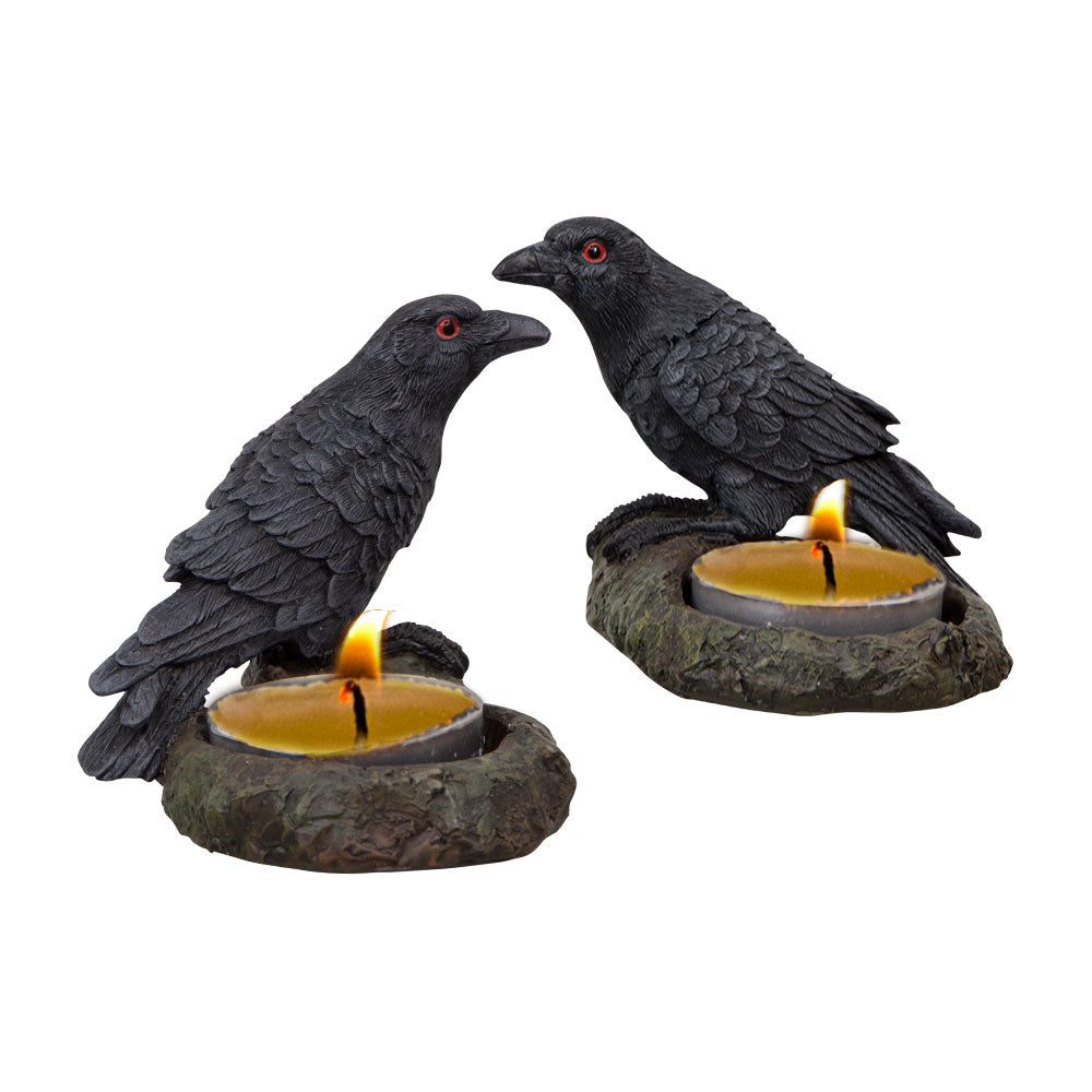 Raven Tealight Holders