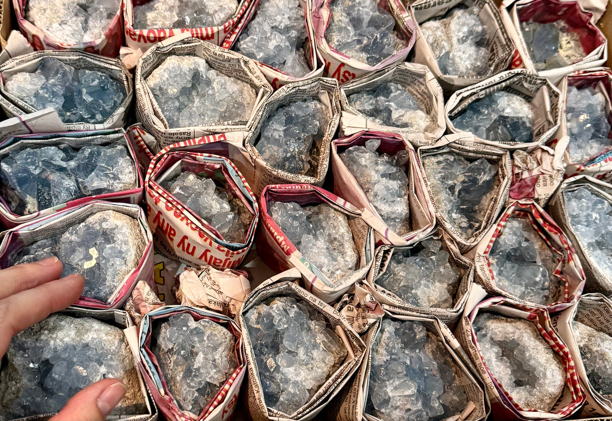 Celestite Cluster