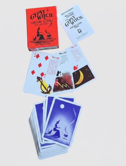 Gypsy Witch Fortune Telling Playing Cards – Used (U.S. Games Systems)