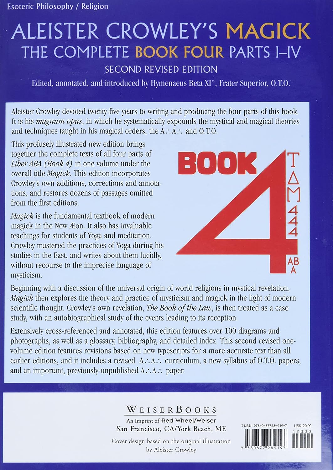 Magick: Book Four - Liber Aba (Aleister Crowley)