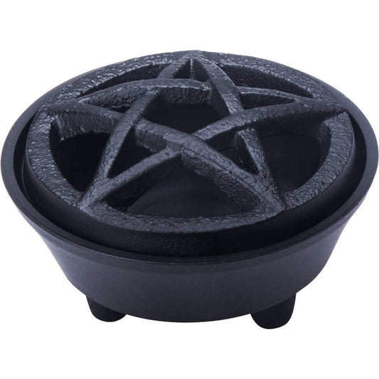 Cast-Iron Pentacle Burning Dish