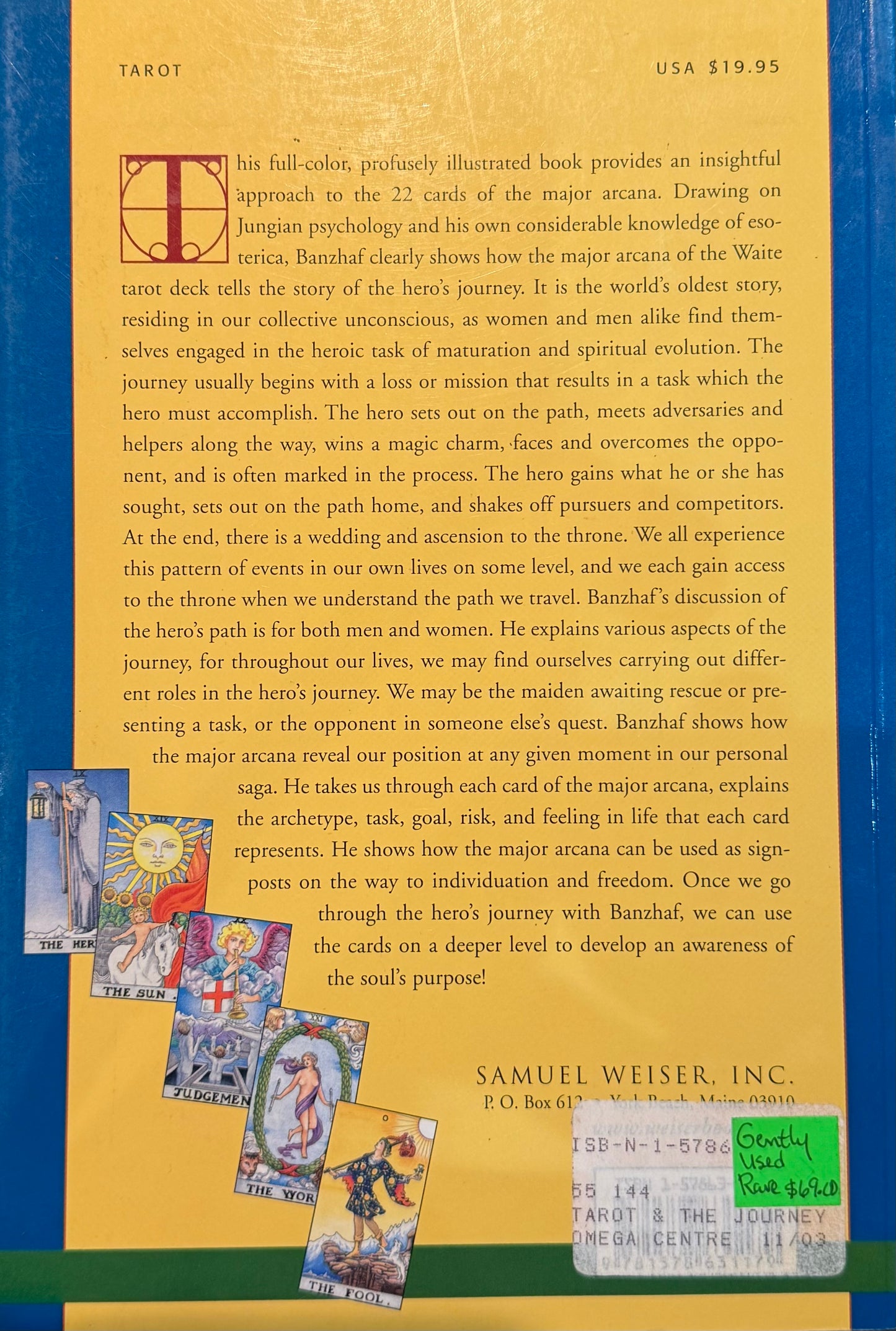 Tarot and the Journey of the Hero (Hajo Banzhaf)