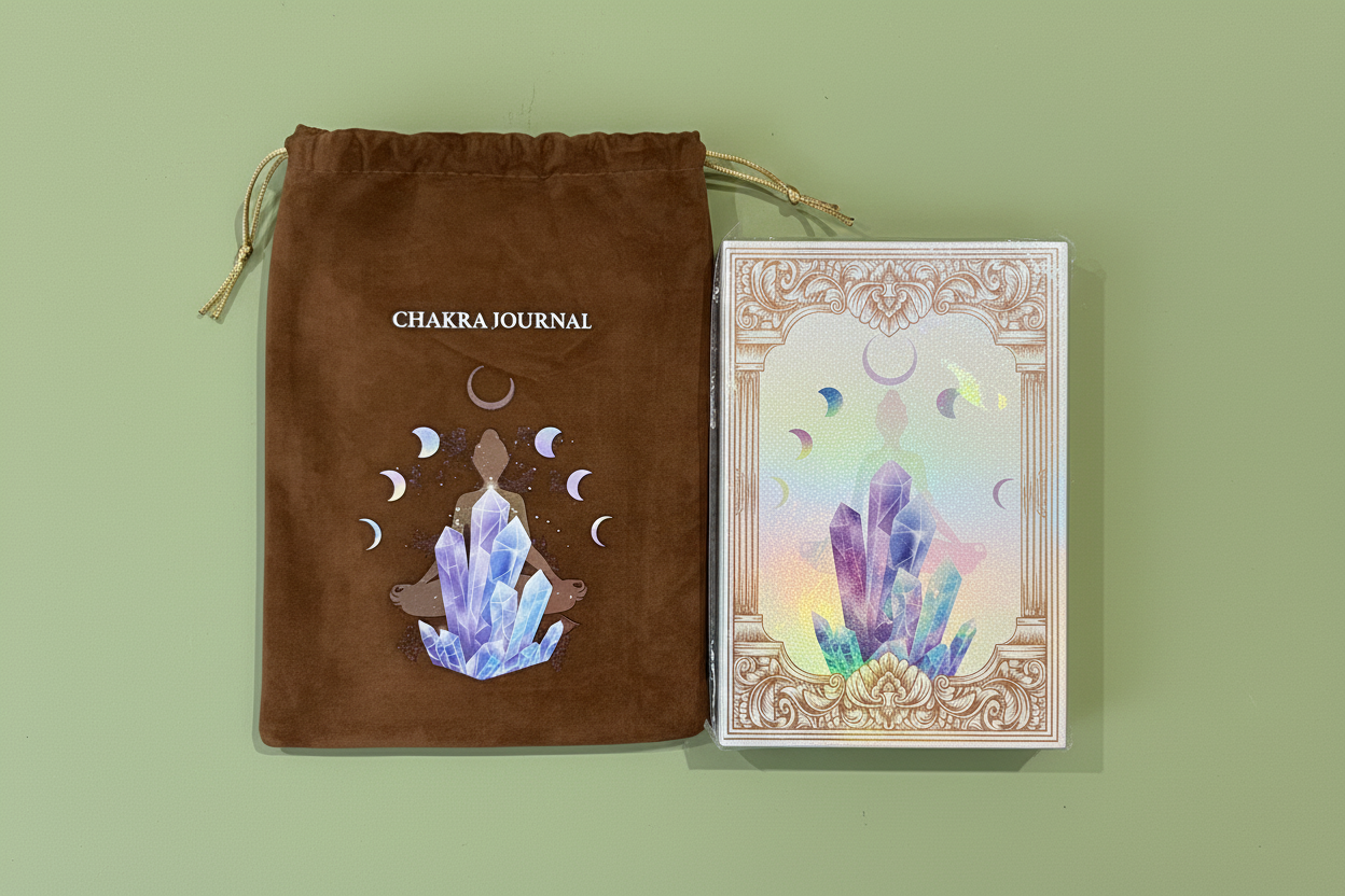 Chakra Journal and Book - Green Background