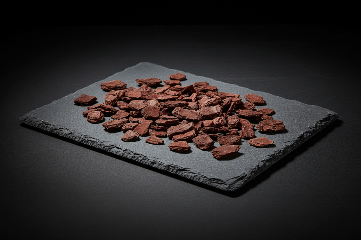 Cherry Bark Horizontal on Slate