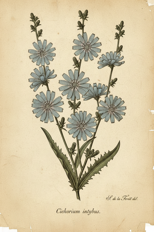 Chicory Botanical - S. de la Forêt