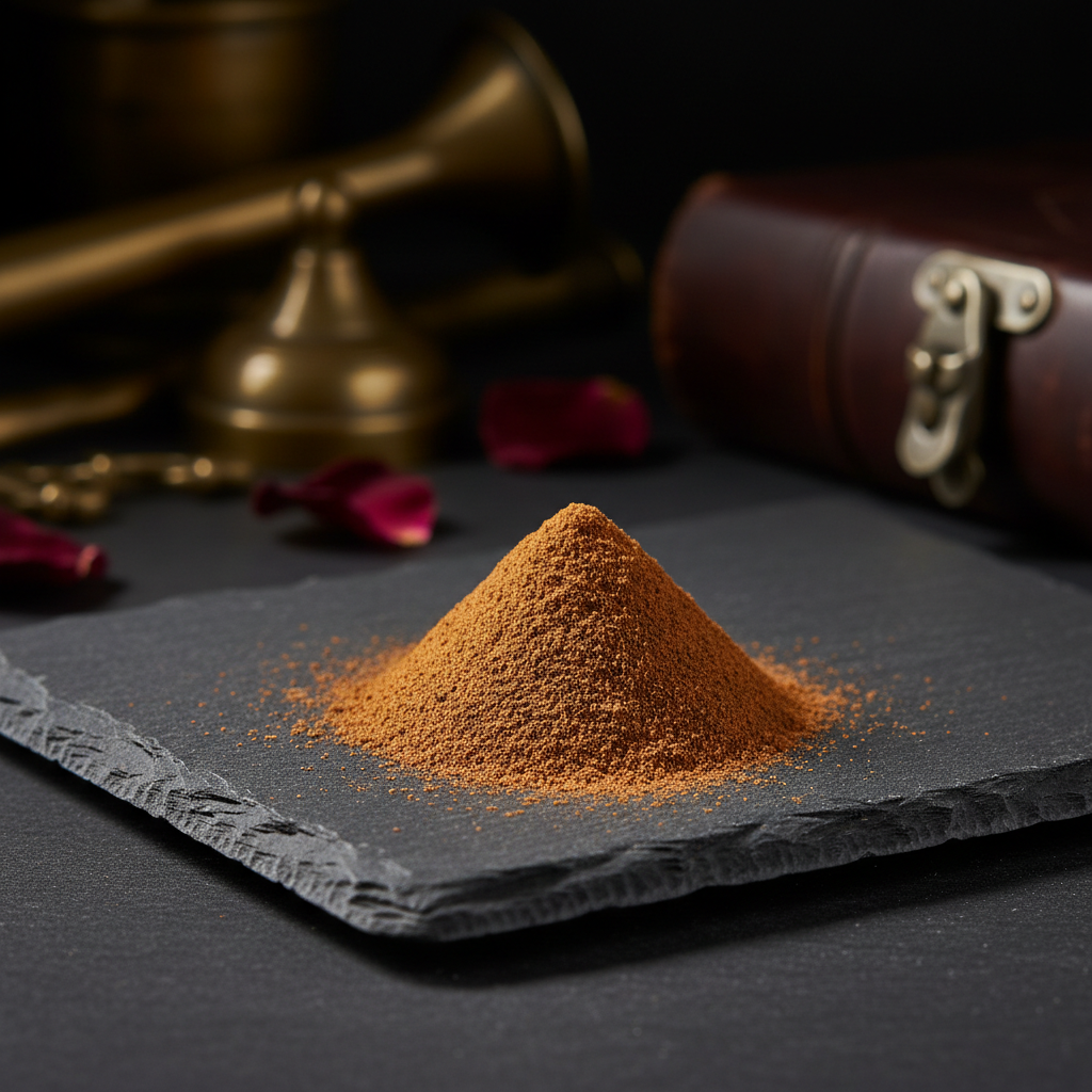 Cinnamon Powder on Slate