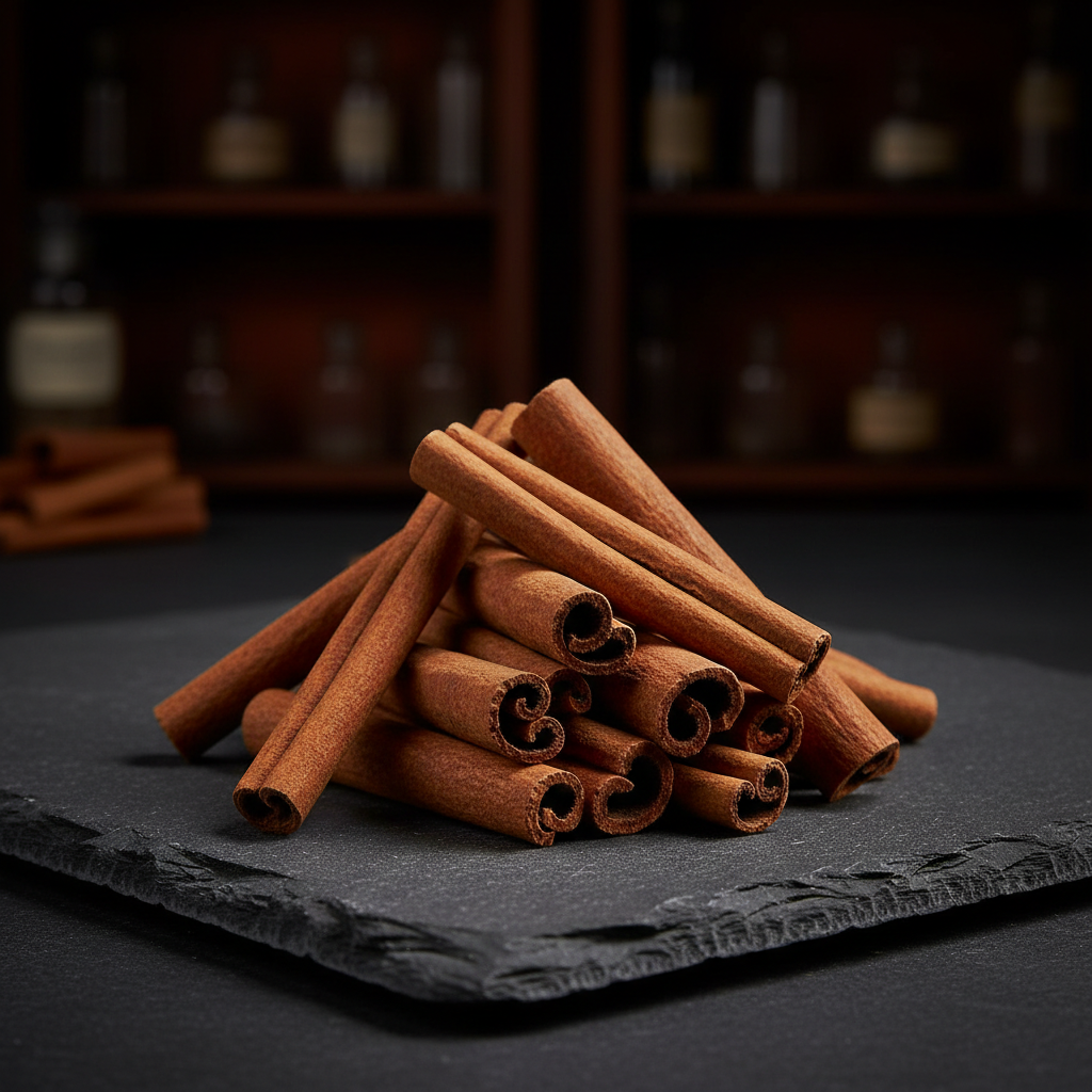 Cinnamon Sticks on Slate
