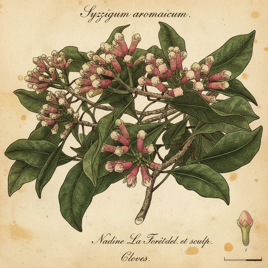 Cloves Botanical Illustration - Nadine La Forêt