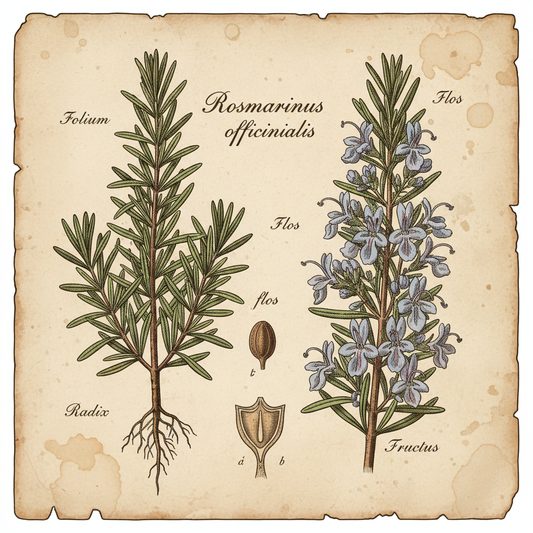 Rosemary Botanical Illustration